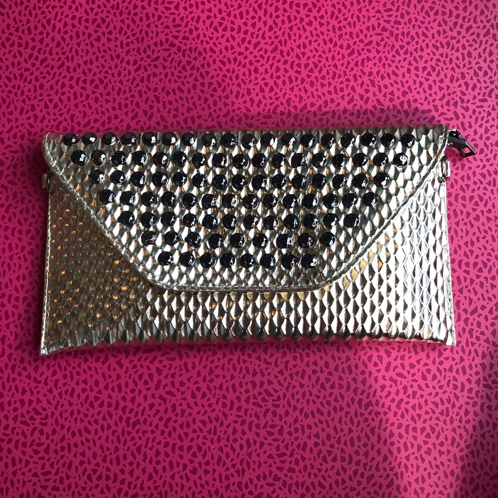Medium-Sized Gold Clutch